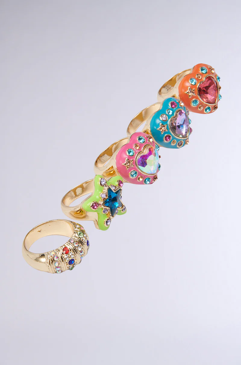 FLOWER POWER RING SET