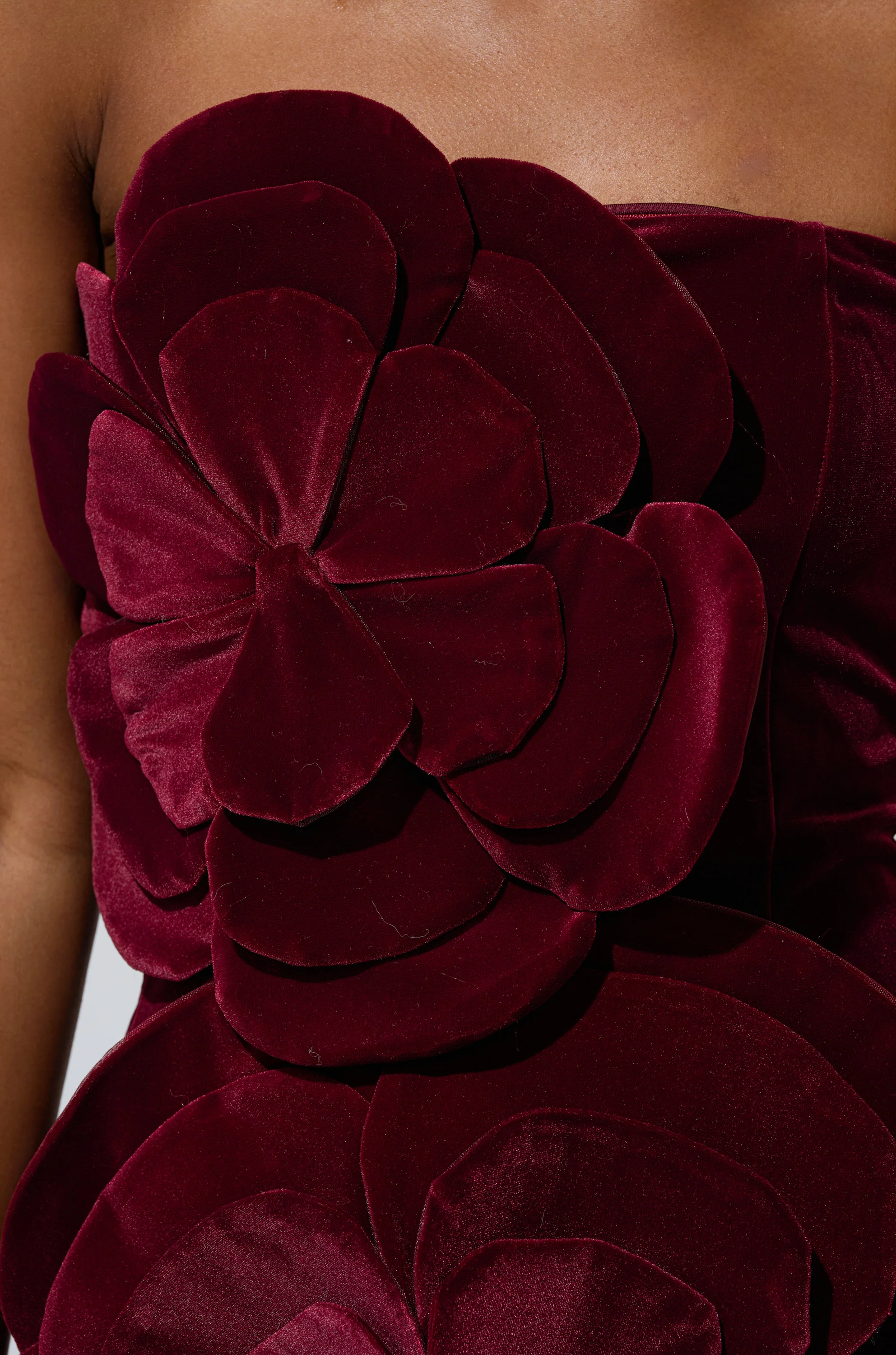 FLOWER POWER VELVET MINI DRESS - Image 8