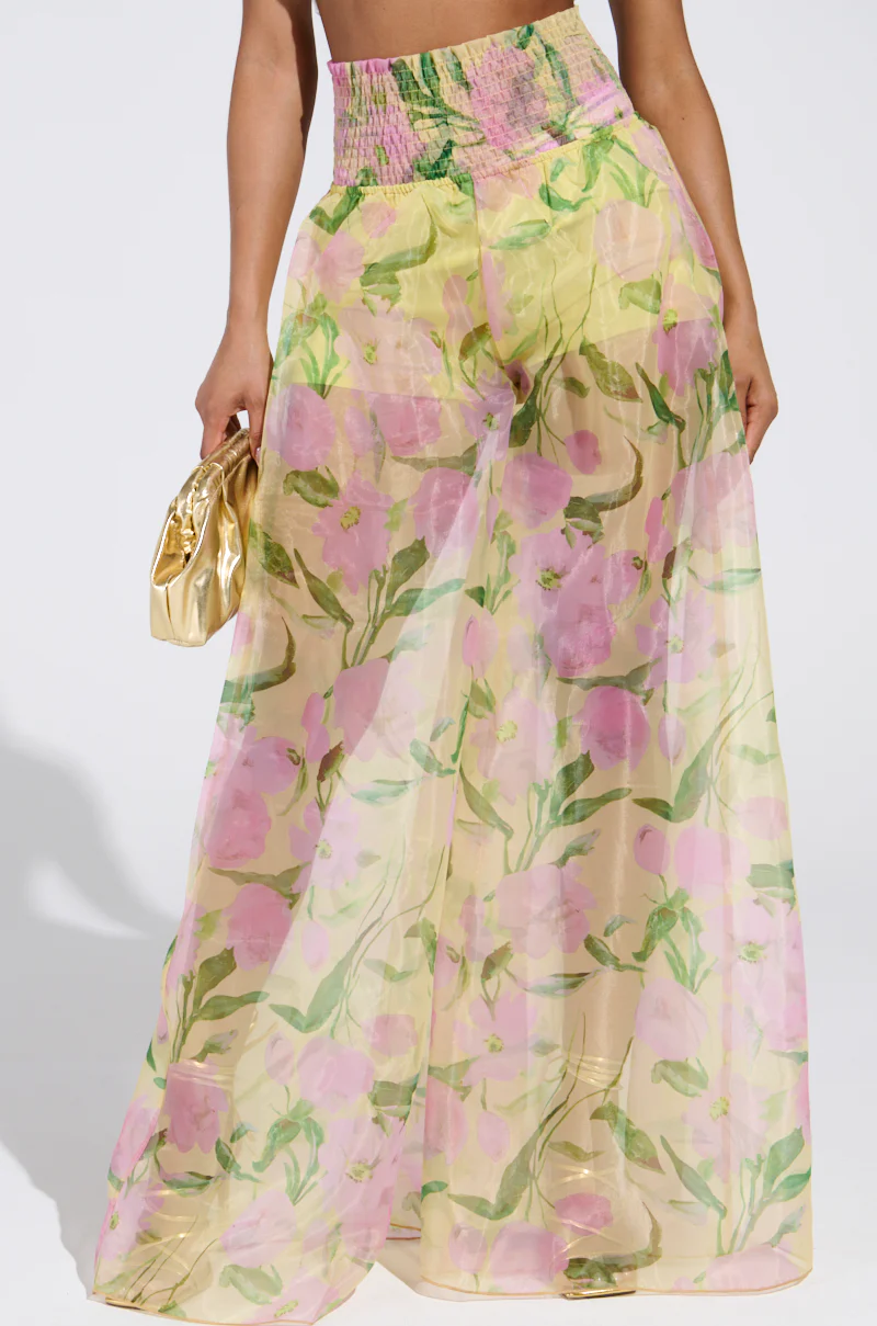 FLOWER POWER WIDE LEG PALAZZO PANT - Image 2