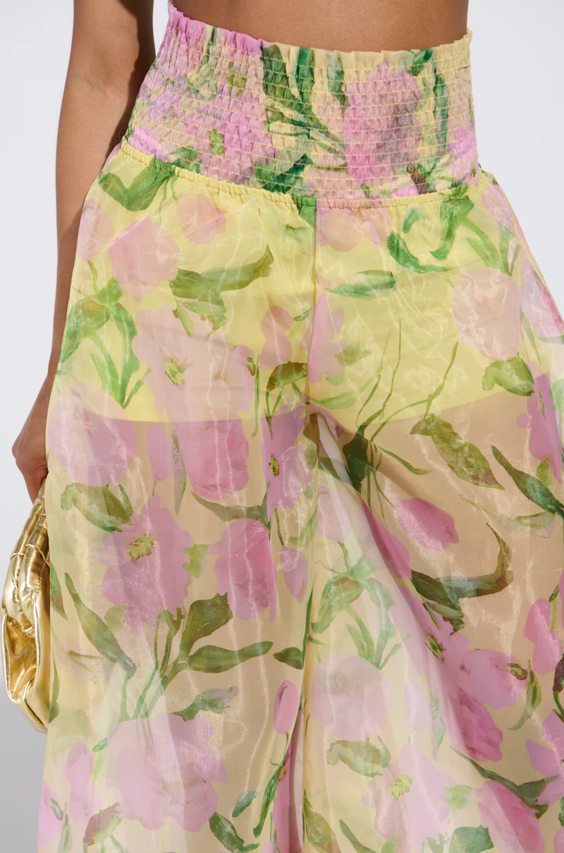 FLOWER POWER WIDE LEG PALAZZO PANT - Image 8