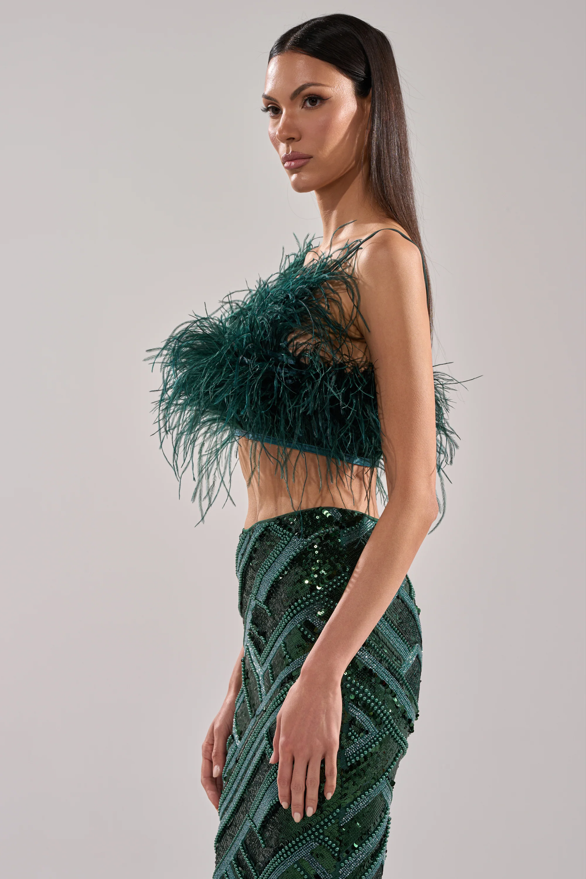 FLY AWAY FEATHER BRA TOP - Image 6