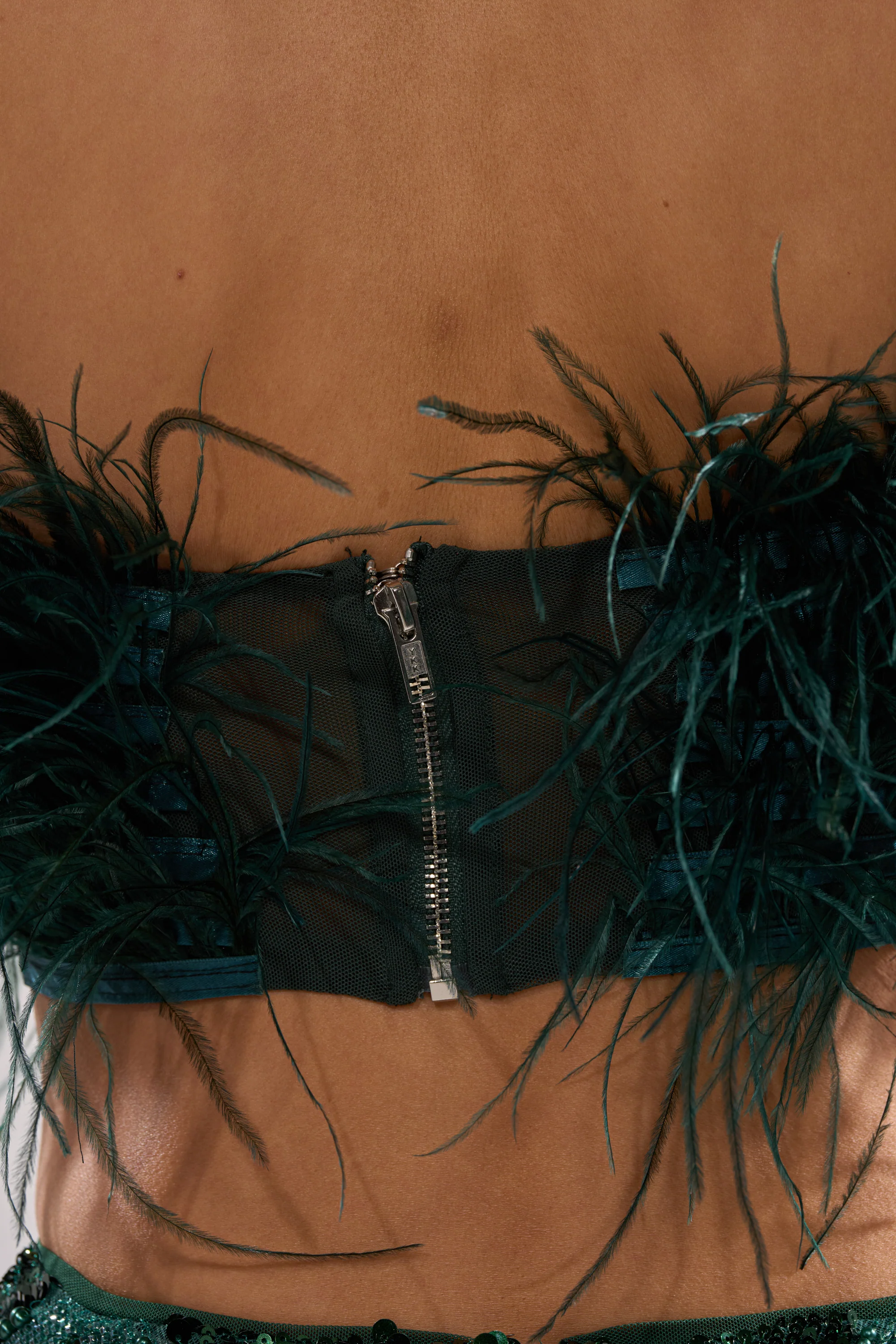 FLY AWAY FEATHER BRA TOP - Image 9