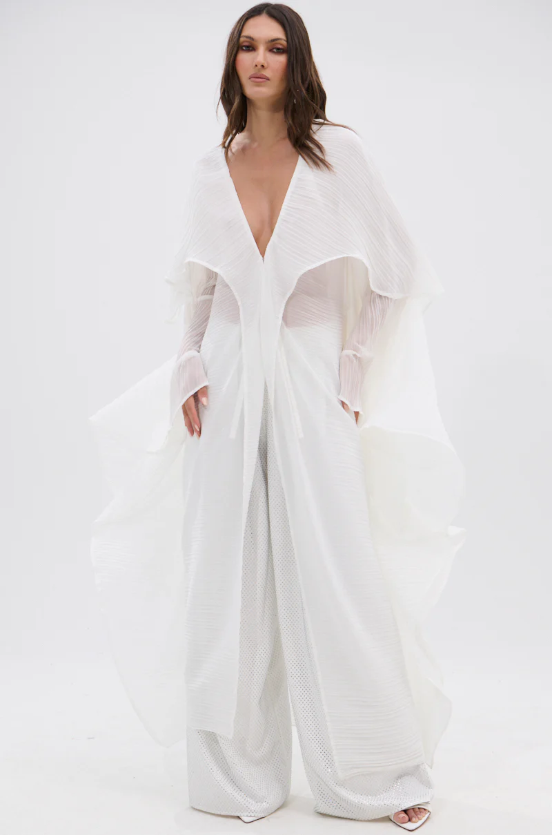 FLY AWAY WITH ME BLOUSE IN WHITE - Image 3