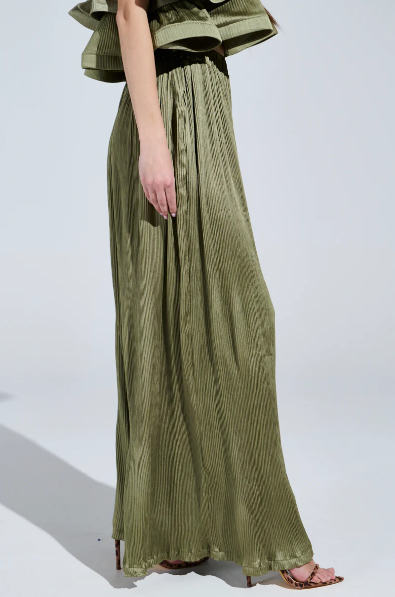 FLY AWAY WITH ME PLEATED PALAZZO PANT - Image 3