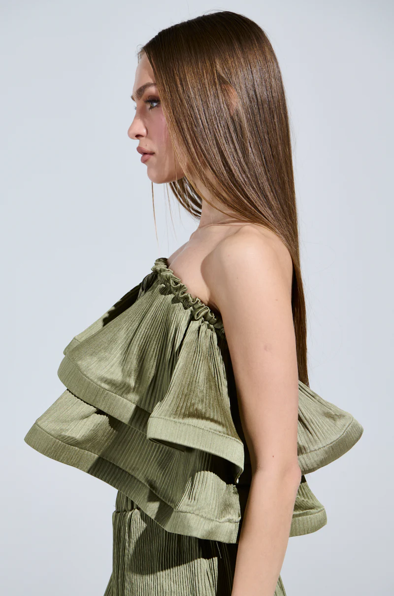 FLY AWAY WITH ME RUFFLE BLOUSE - Image 3
