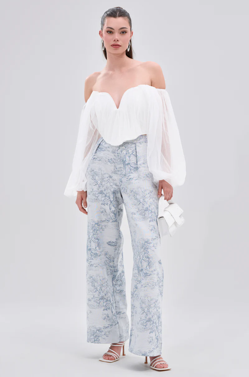 FLY WITH ME CORSET TOP IN WHITE - Image 5