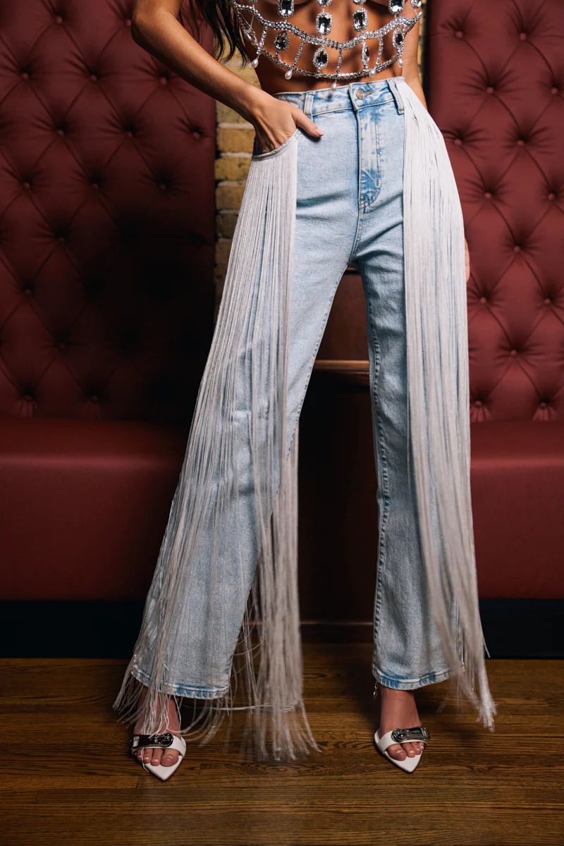 FLYING AWAY FRINGE DENIM - Image 3
