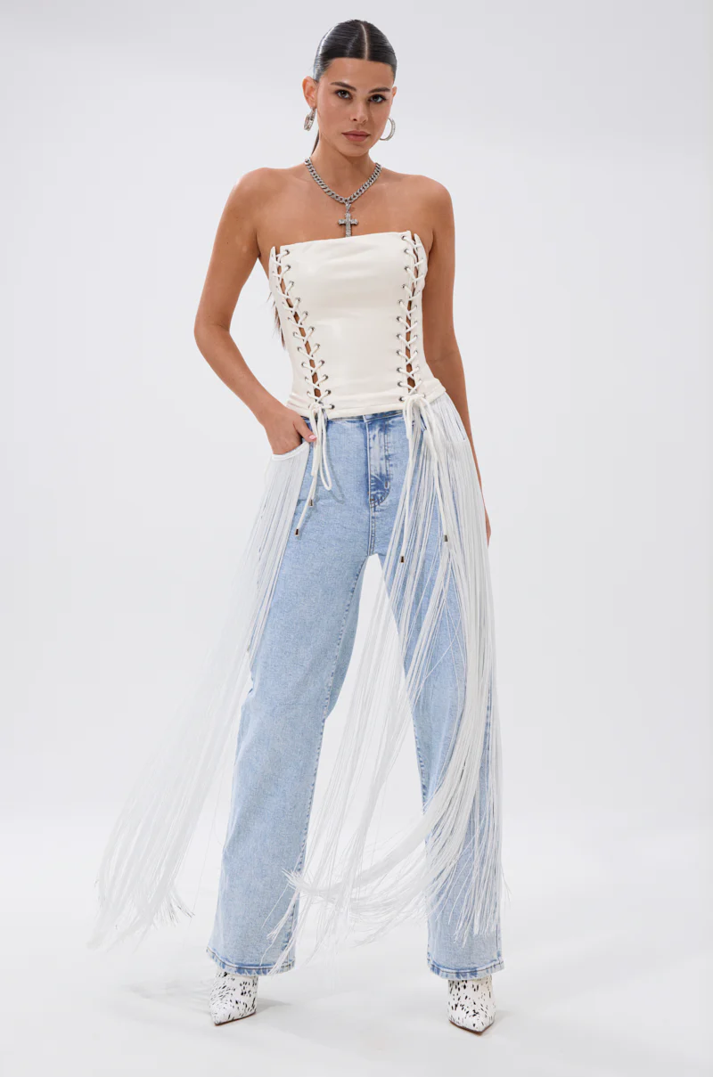 FLYING AWAY FRINGE DENIM - Image 4