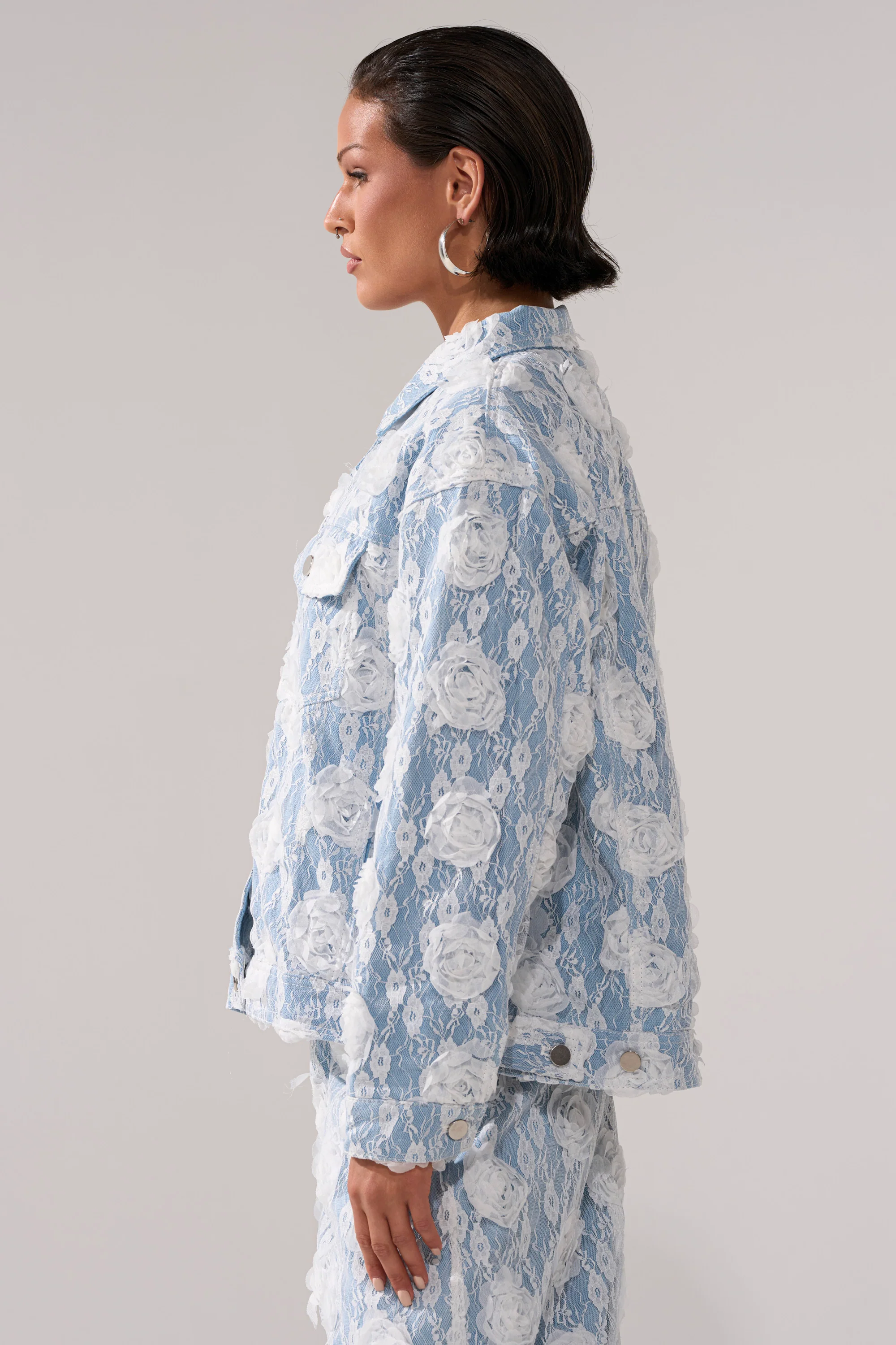 FOLLOW MY LEAD APPLIQUE DENIM JACKET - Image 5
