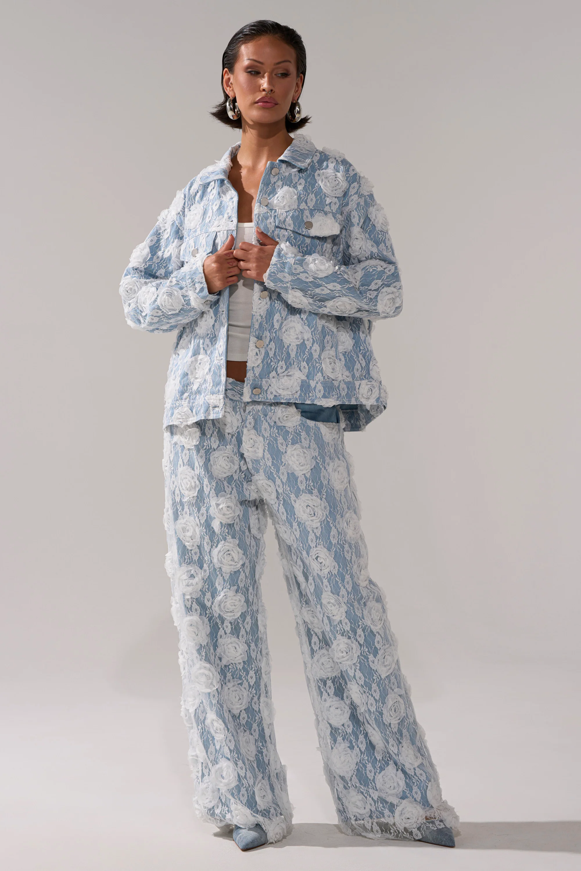 FOLLOW MY LEAD APPLIQUE DENIM JACKET - Image 7