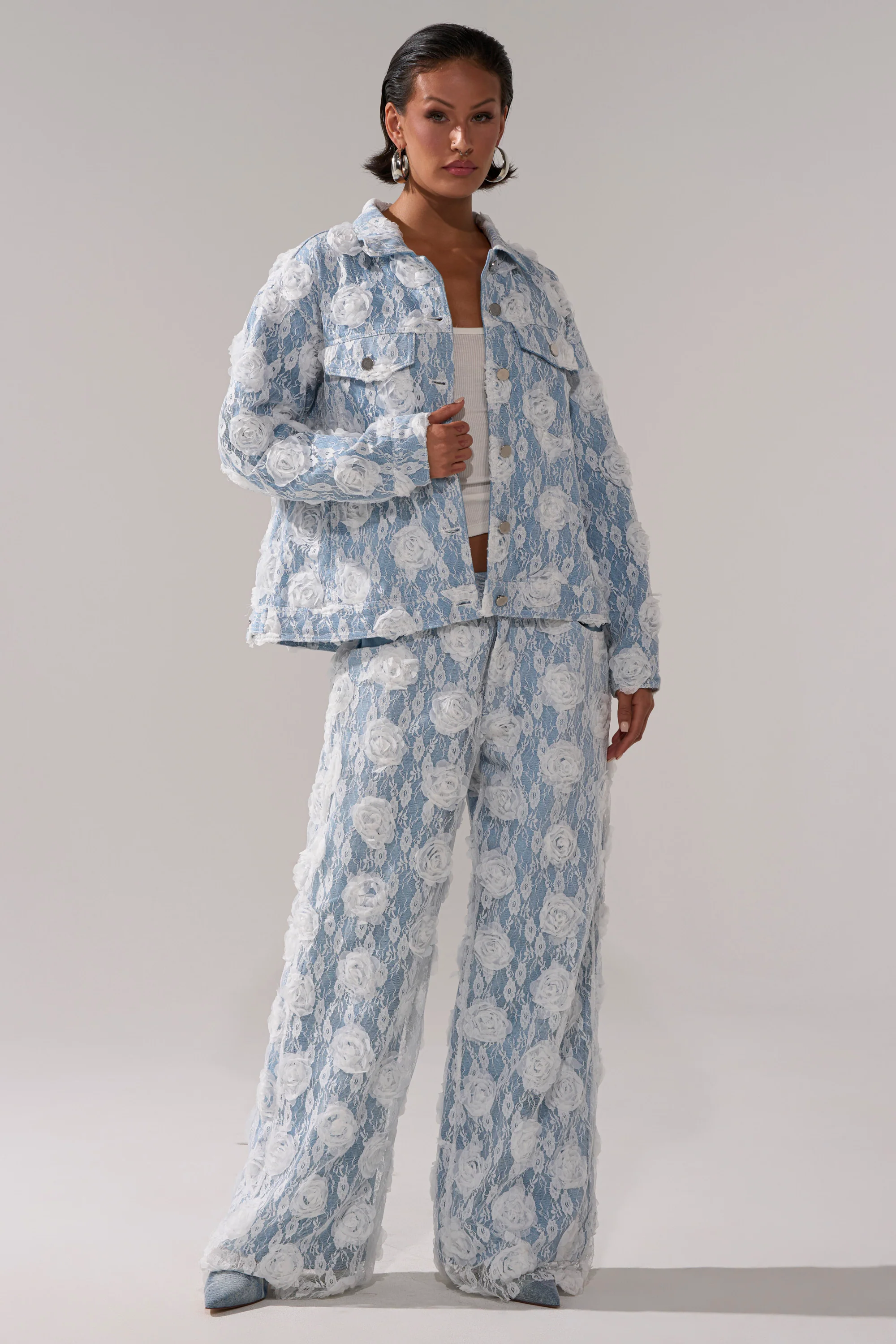 FOLLOW MY LEAD APPLIQUE DENIM JACKET - Image 8