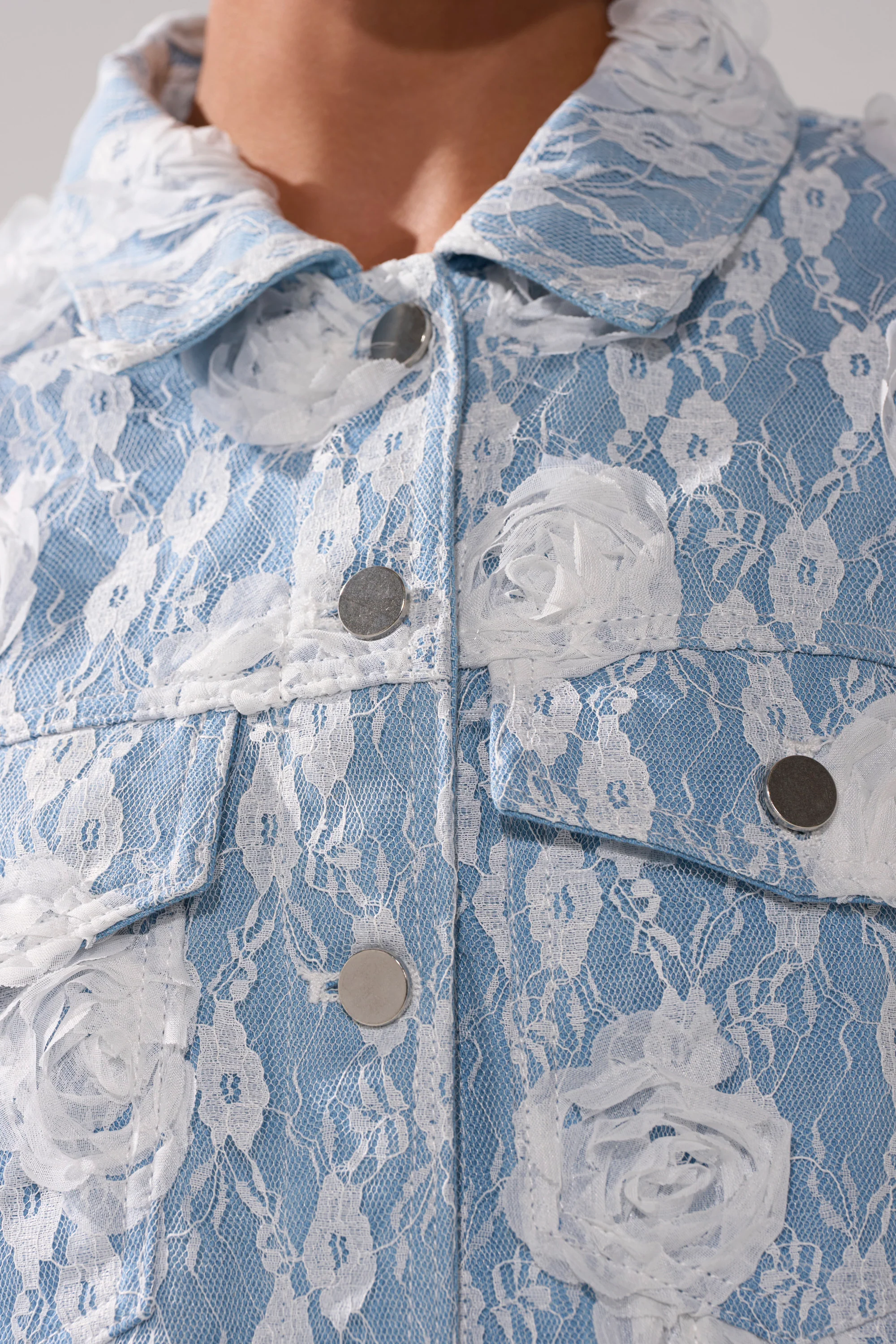 FOLLOW MY LEAD APPLIQUE DENIM JACKET - Image 9