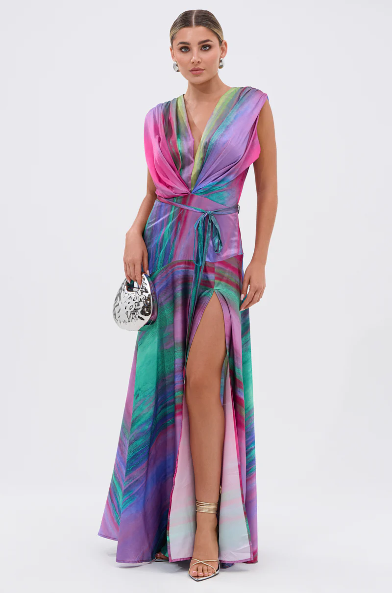 FOR HOLDING PRINTED MAXI DRESS - Image 2