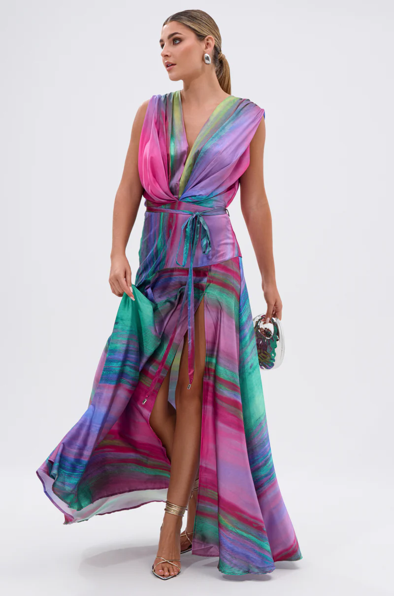 FOR HOLDING PRINTED MAXI DRESS - Image 3