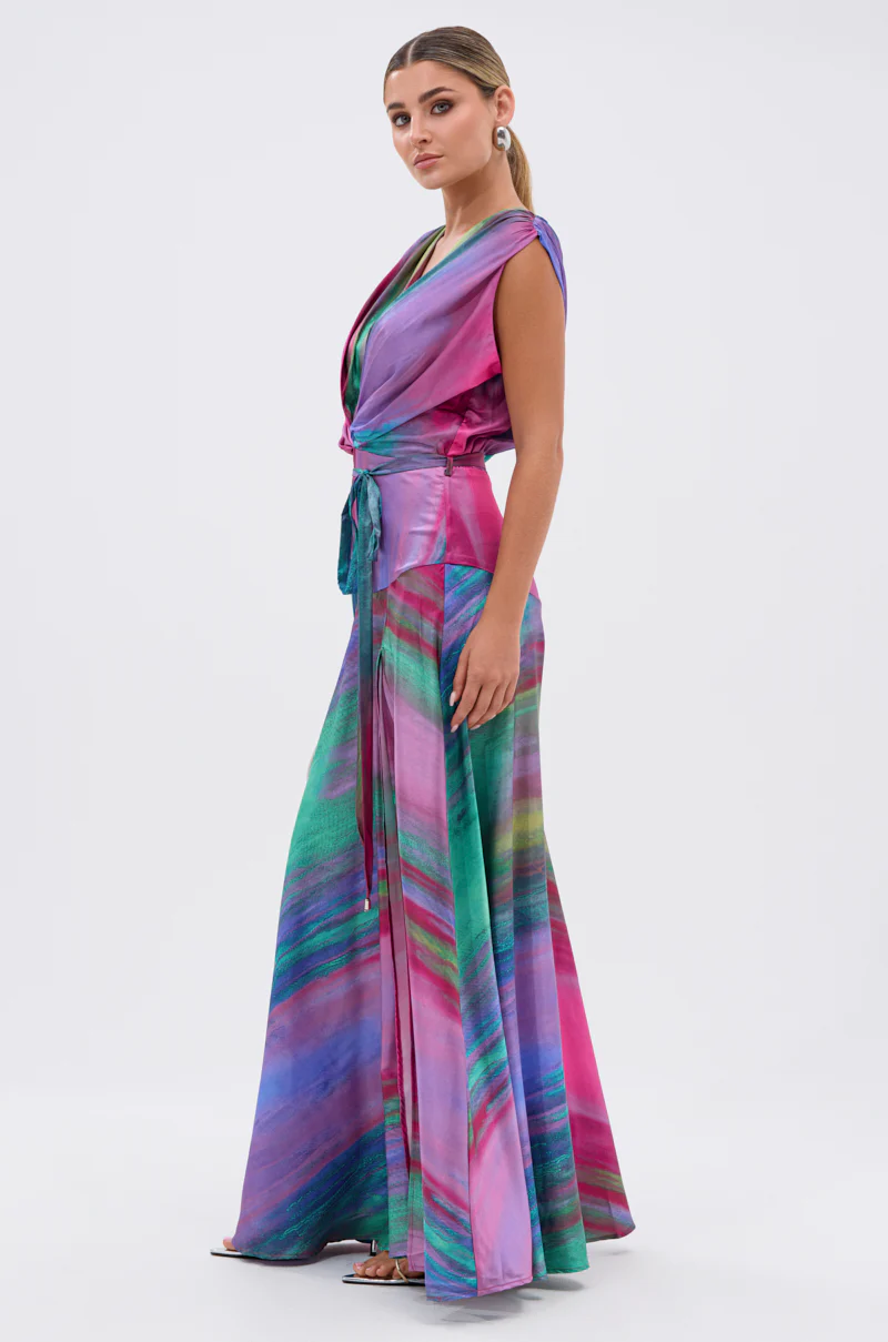 FOR HOLDING PRINTED MAXI DRESS - Image 4