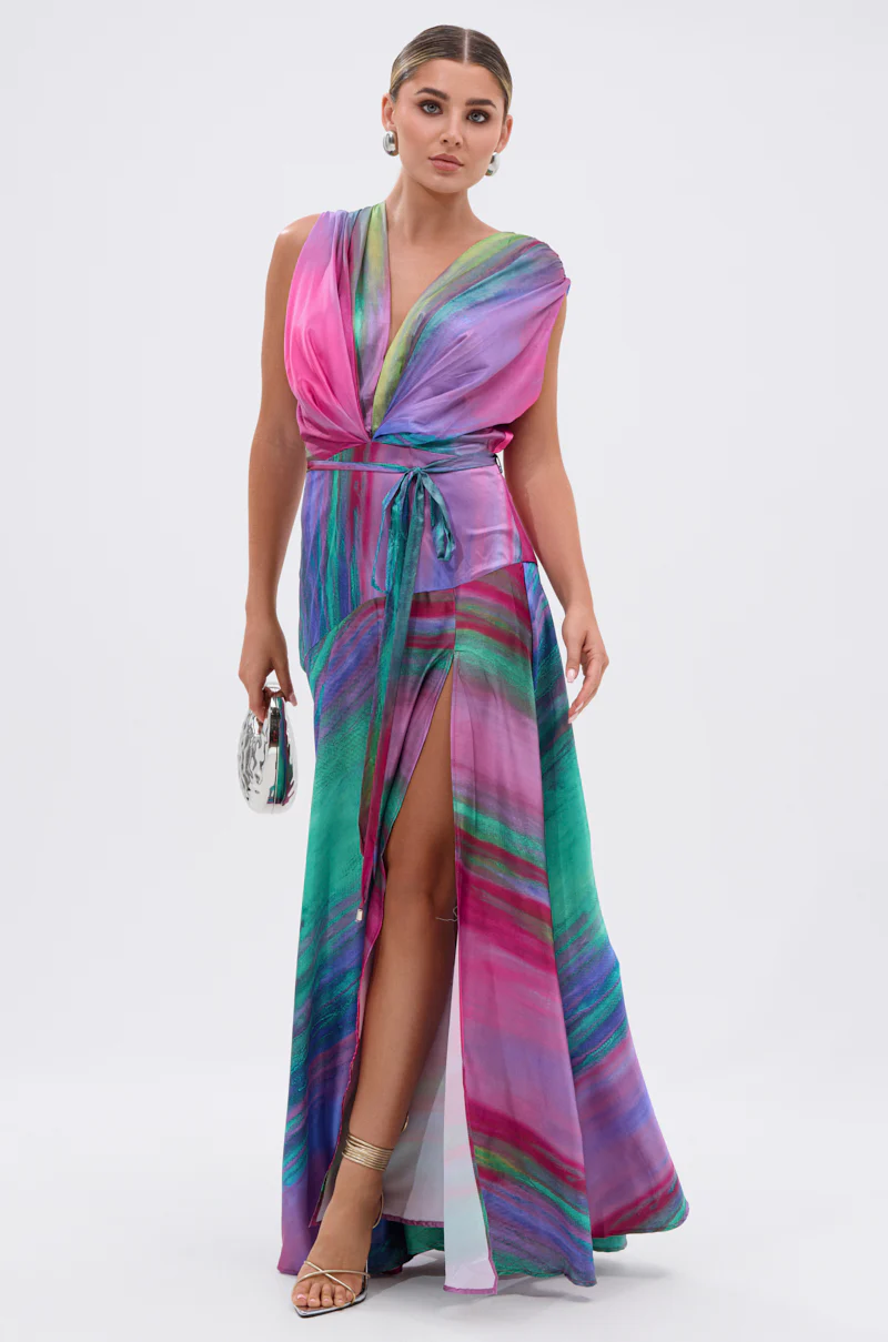 FOR HOLDING PRINTED MAXI DRESS - Image 8