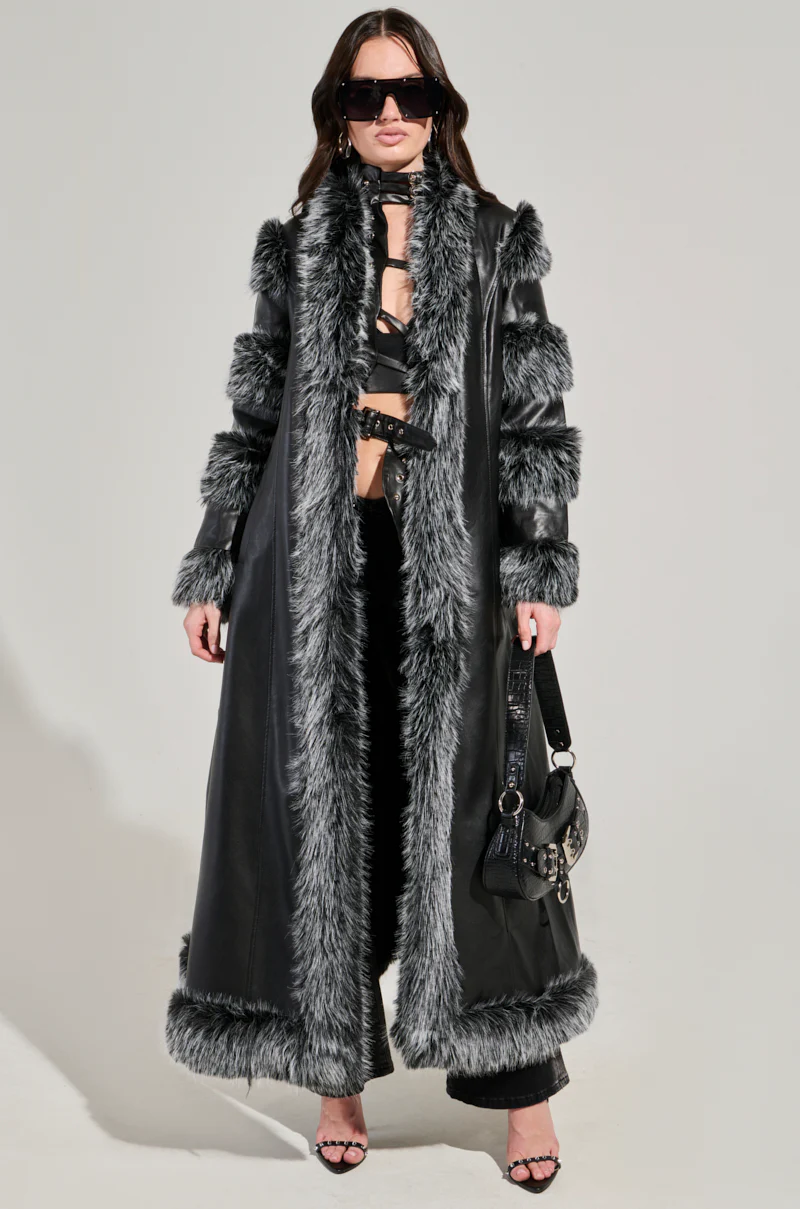 FOR THE DRAMA FUR TRIM COAT - Image 3