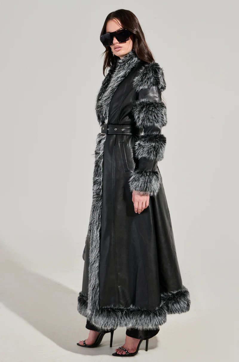 FOR THE DRAMA FUR TRIM COAT - Image 5