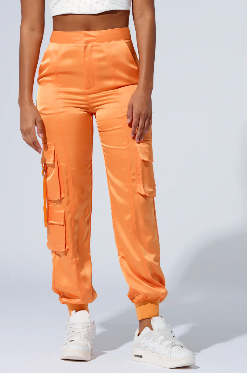 FOR THE THRILL OF IT SATIN JOGGER - Image 2
