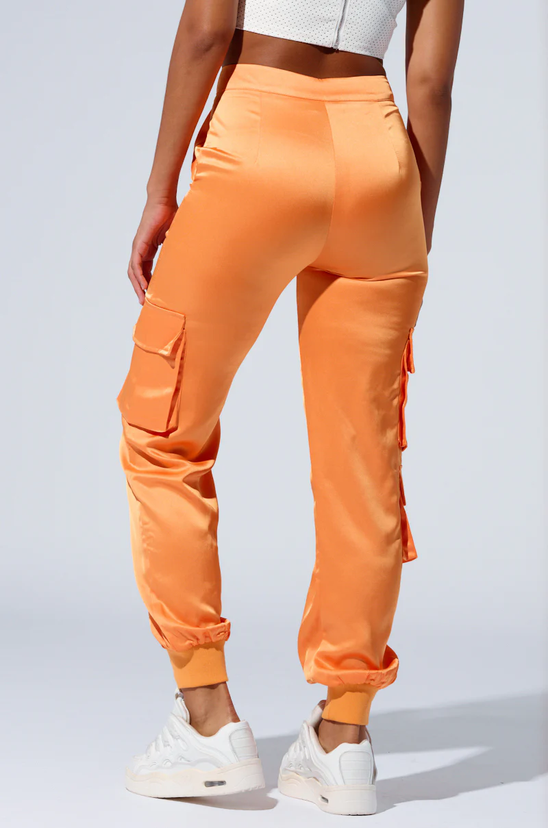 FOR THE THRILL OF IT SATIN JOGGER - Image 4