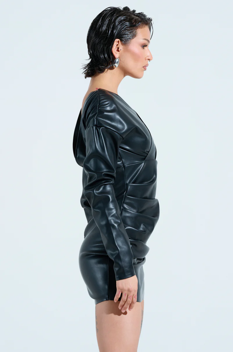 FRAN PU MINI DRESS - Image 5
