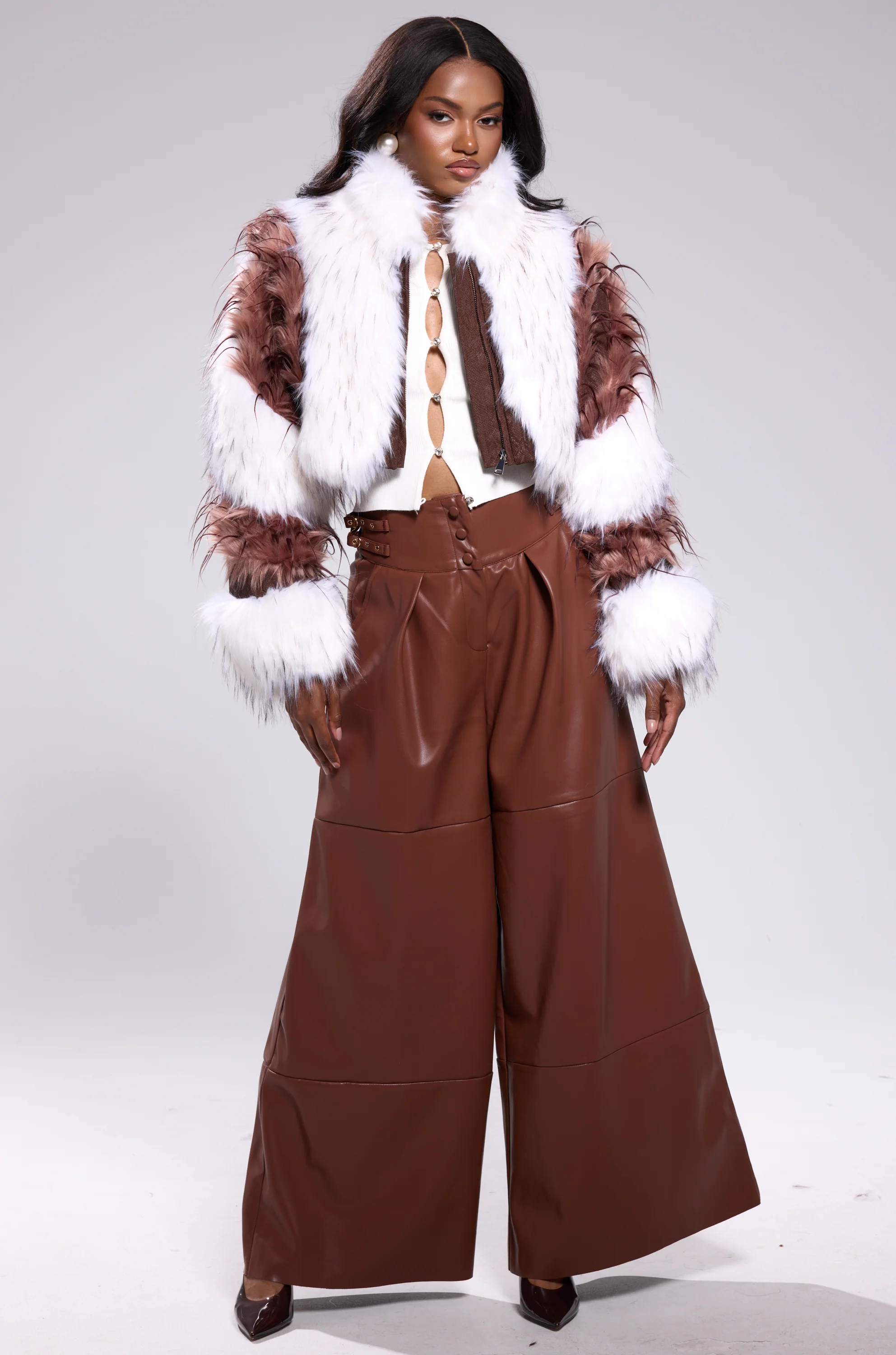FRANKIE PATCHWORK FAUX FUR - Image 6