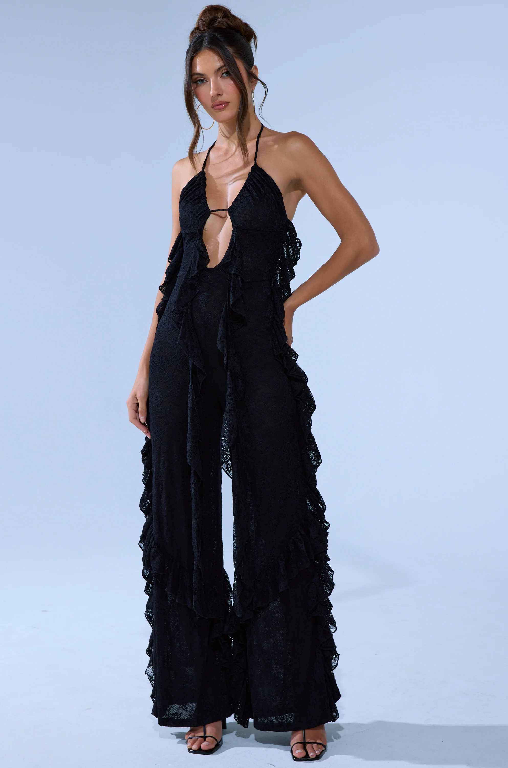 FREE AS A BIRD RUFFLED JUMPSUIT - Image 2