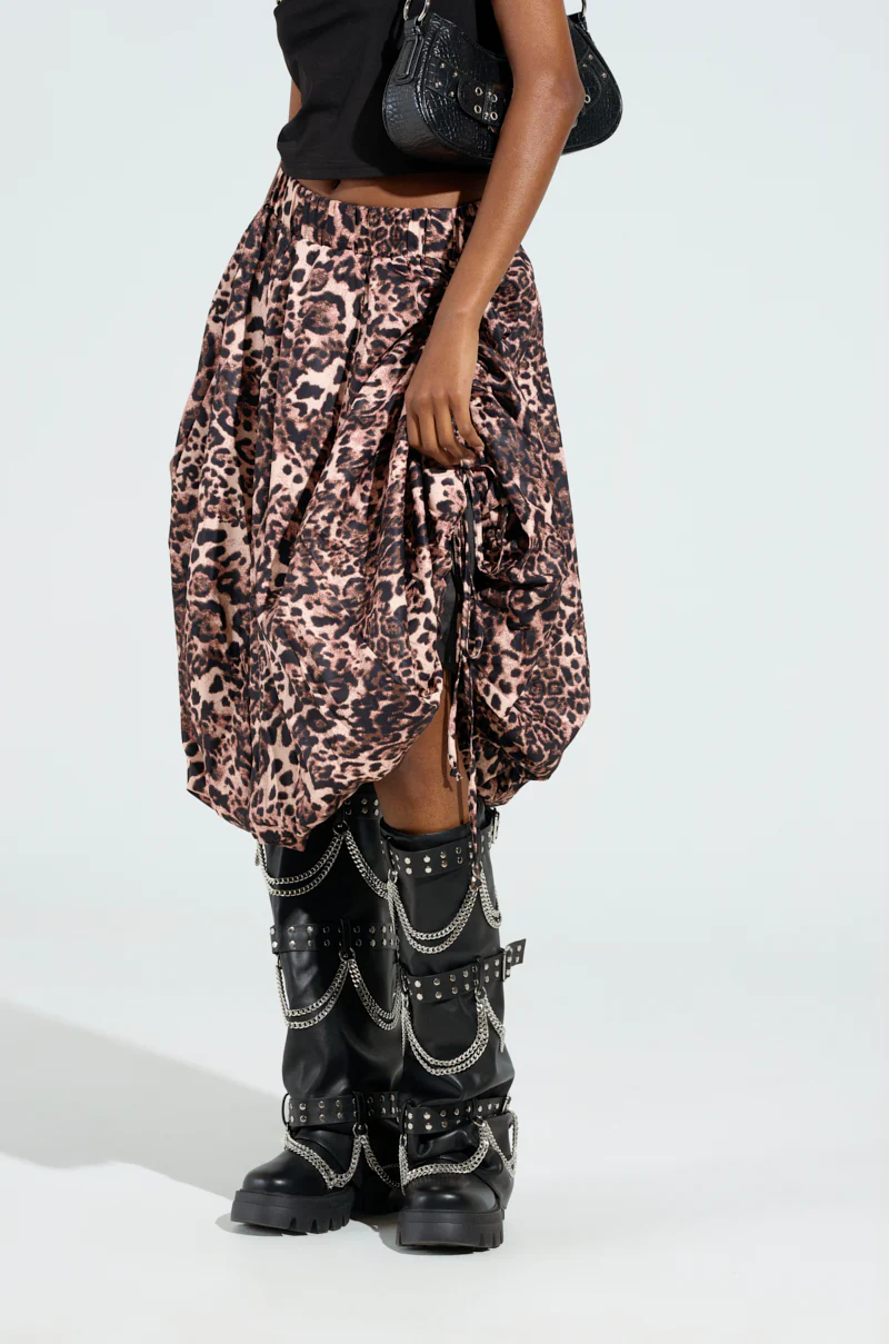 FREE AS CAN BE SKIRT IN CHEETAH - Image 4