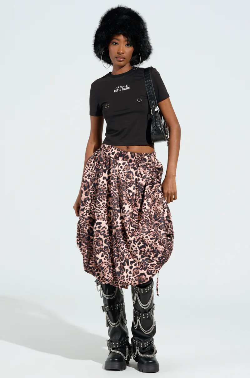 FREE AS CAN BE SKIRT IN CHEETAH - Image 9