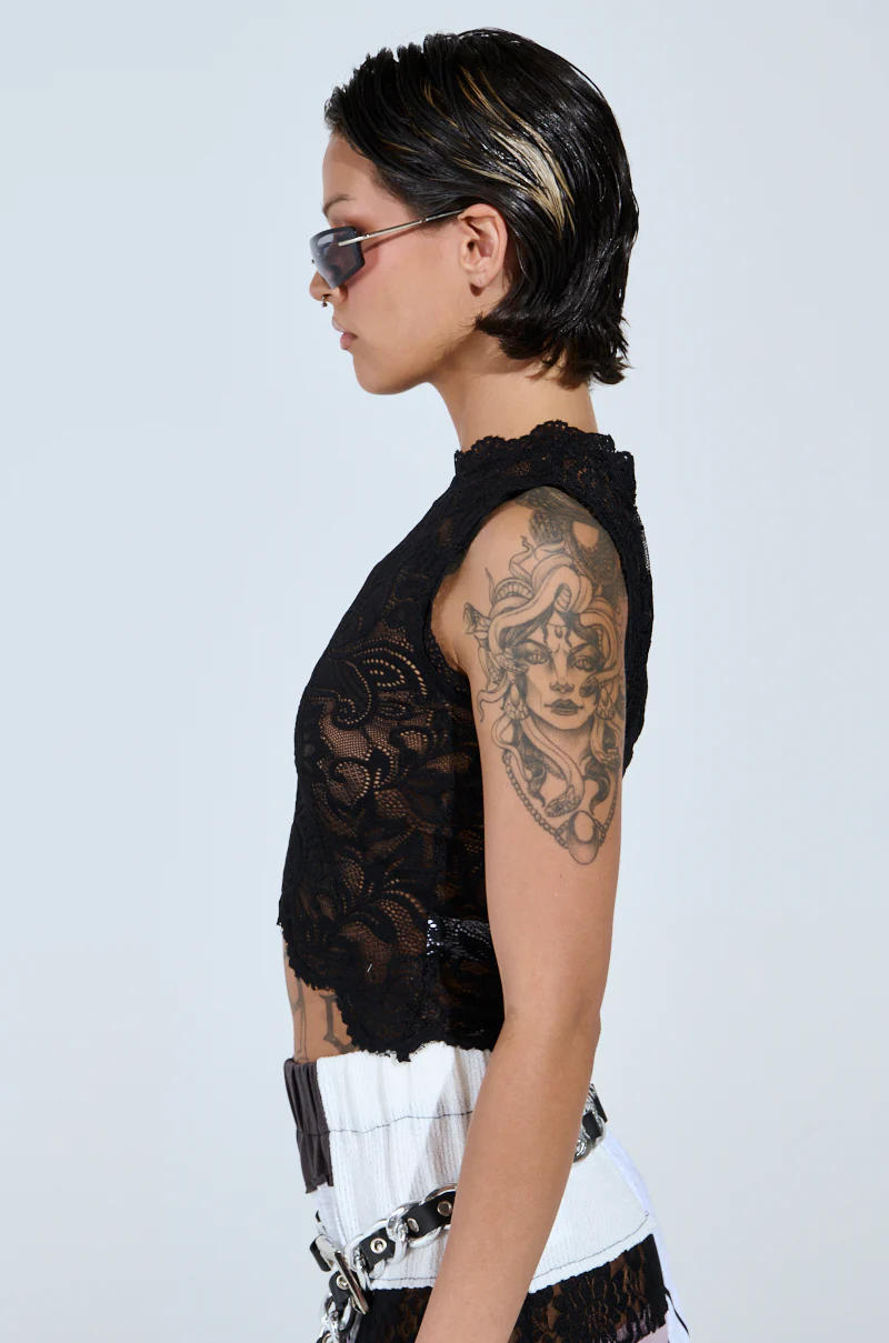 FREE FALLING LACE TOP - Image 5