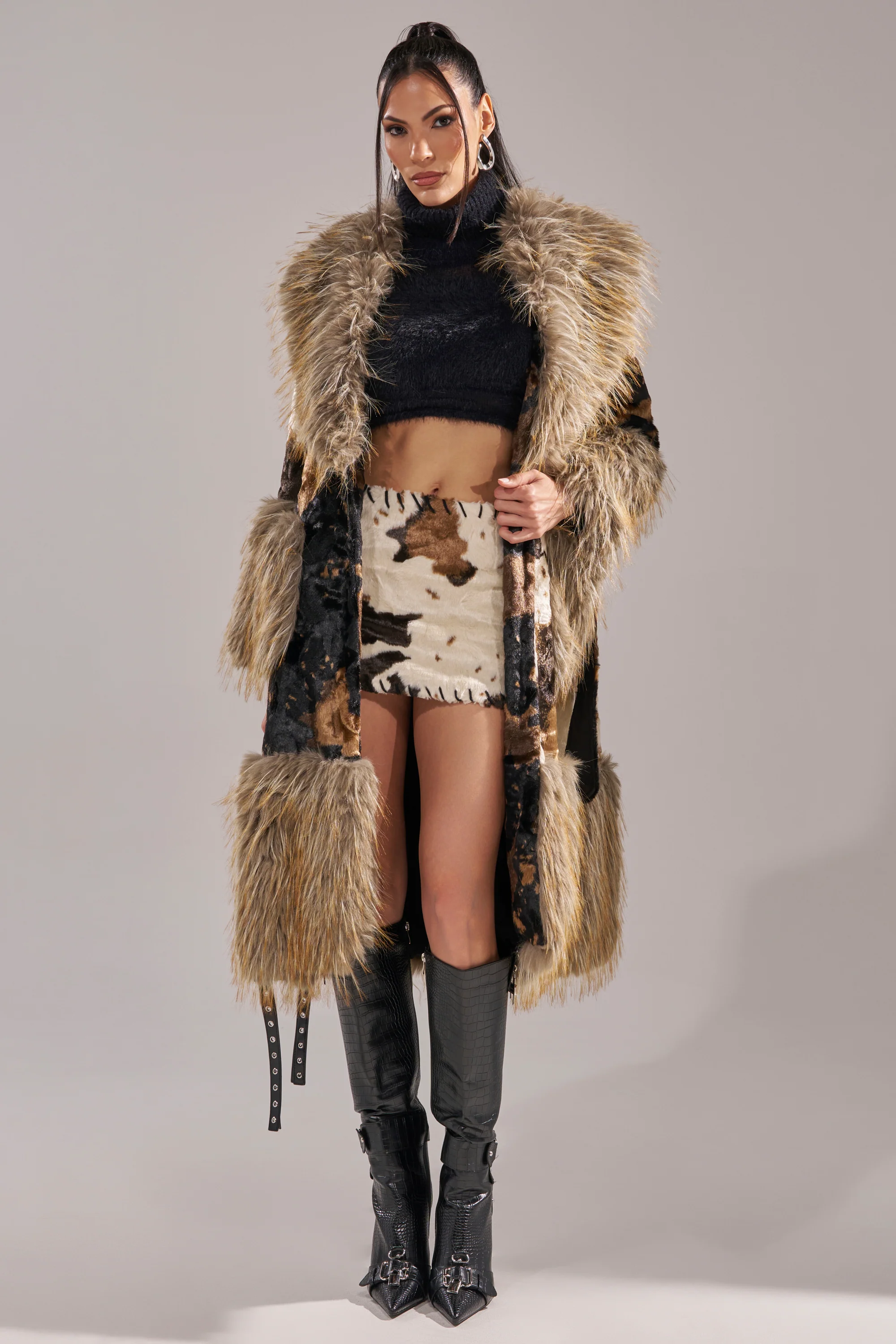 FREYA FUR TRIM TRENCH - Image 10