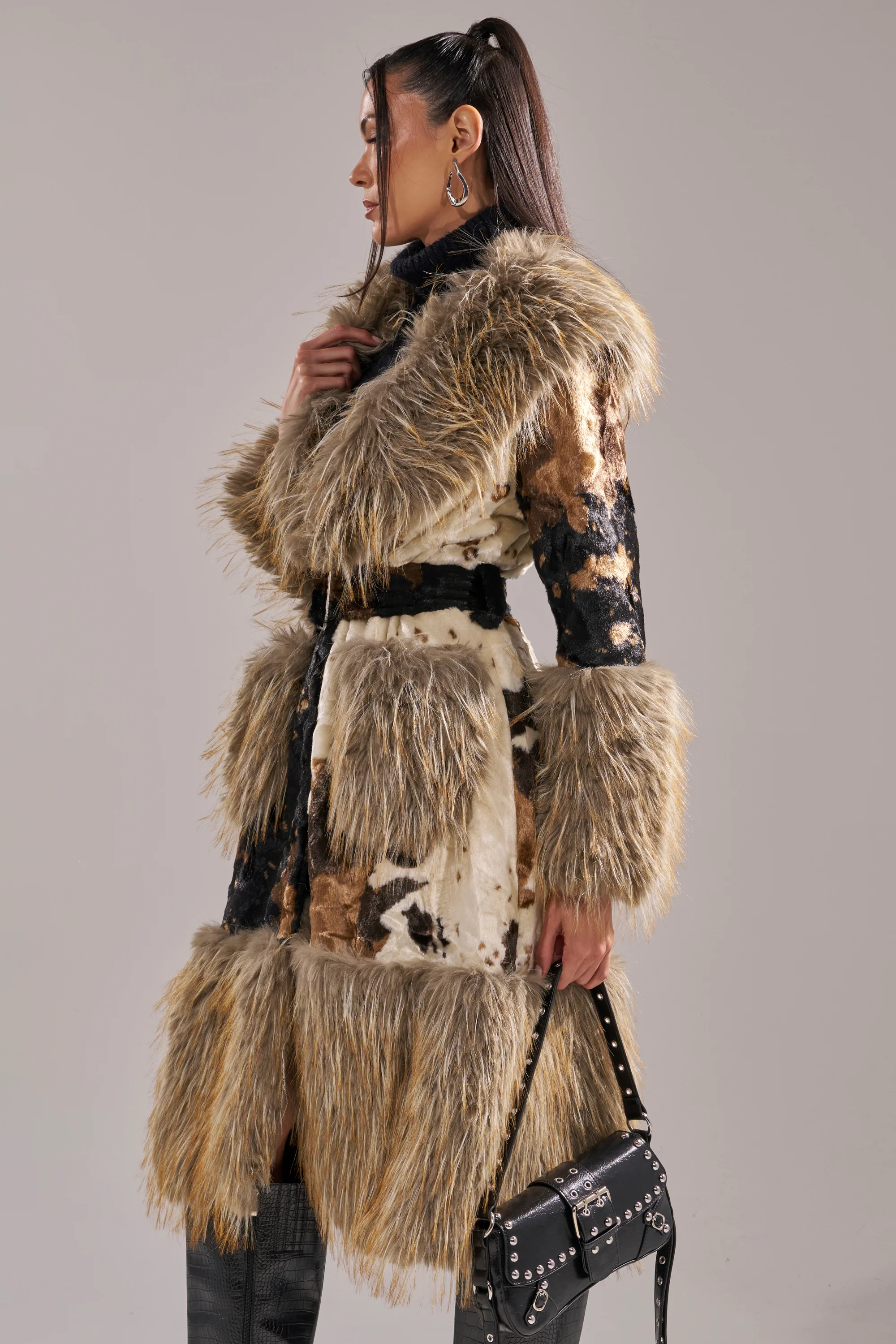 FREYA FUR TRIM TRENCH - Image 3