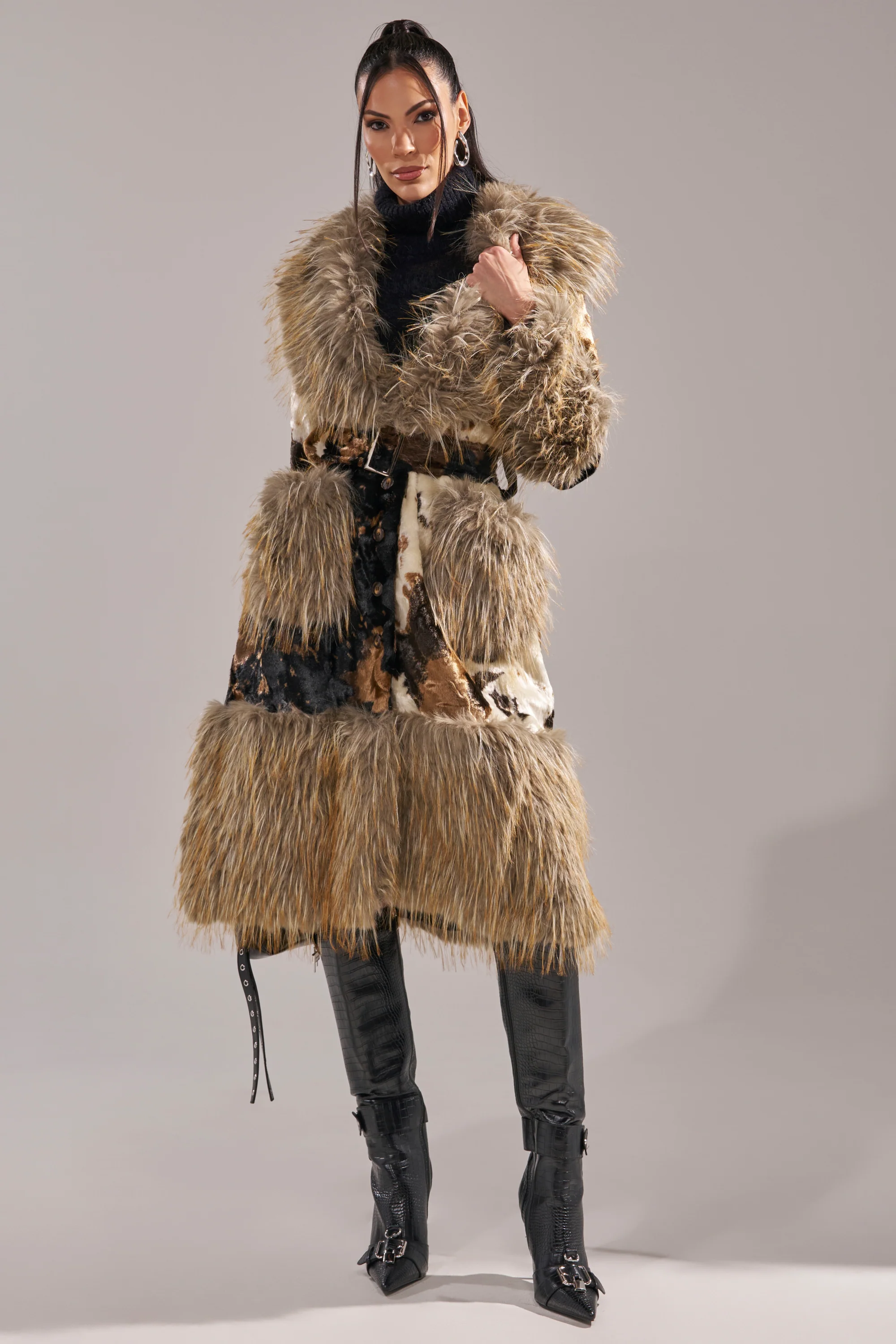 FREYA FUR TRIM TRENCH - Image 5