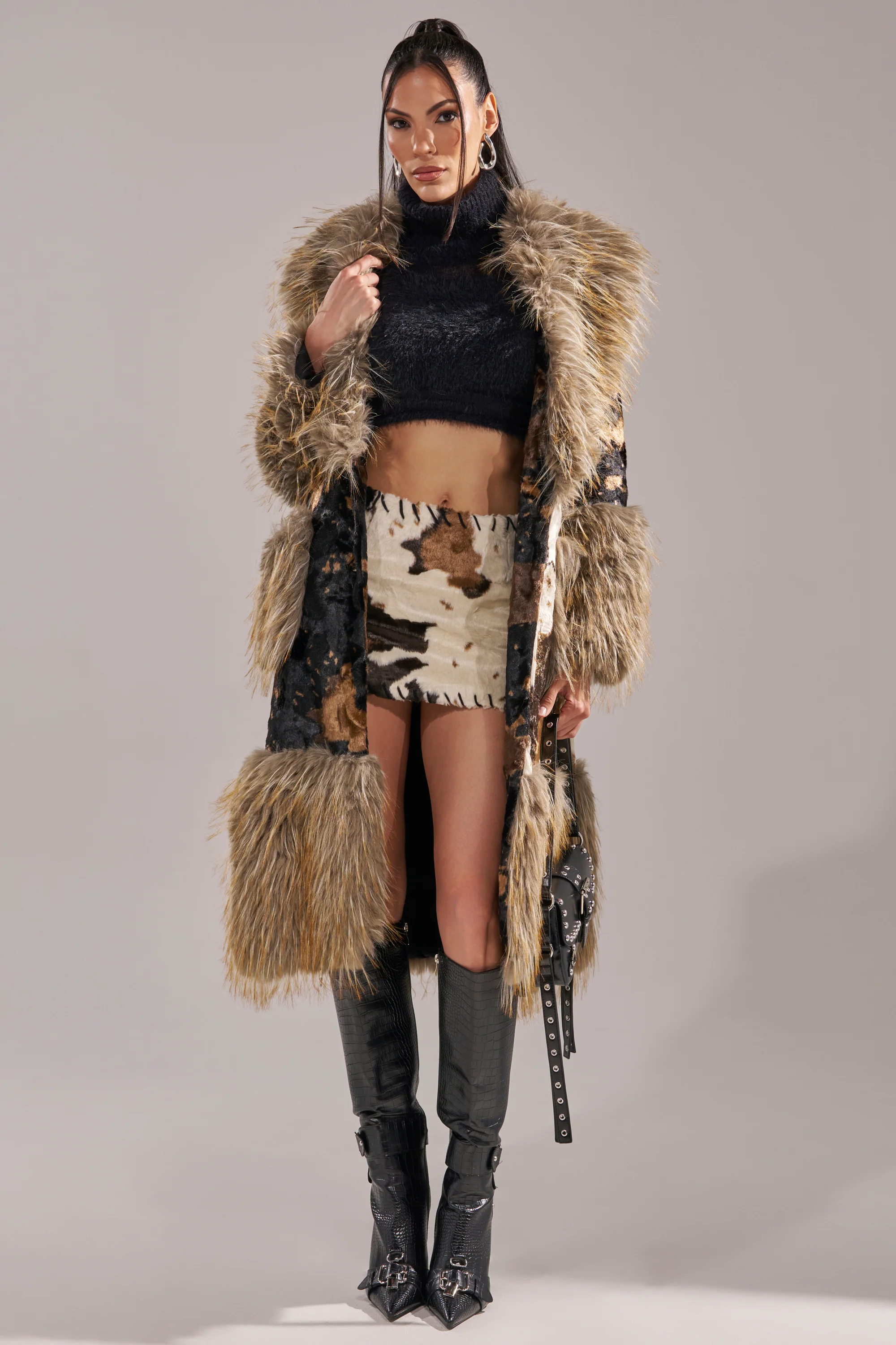 FREYA FUR TRIM TRENCH - Image 9