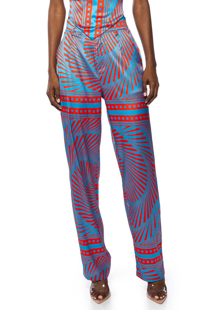 FREYA SATIN PRINTED JOGGER