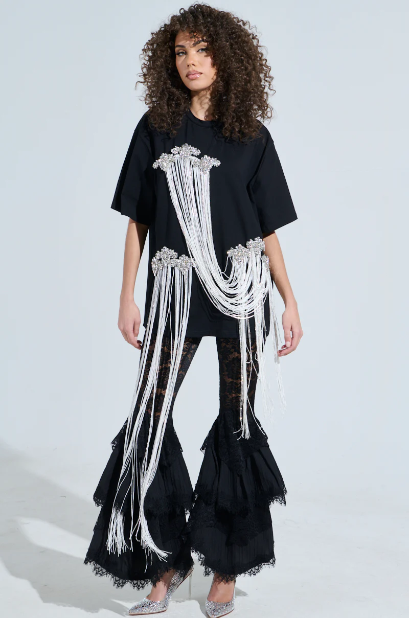 FRINGE DRAPED TOP - Image 2