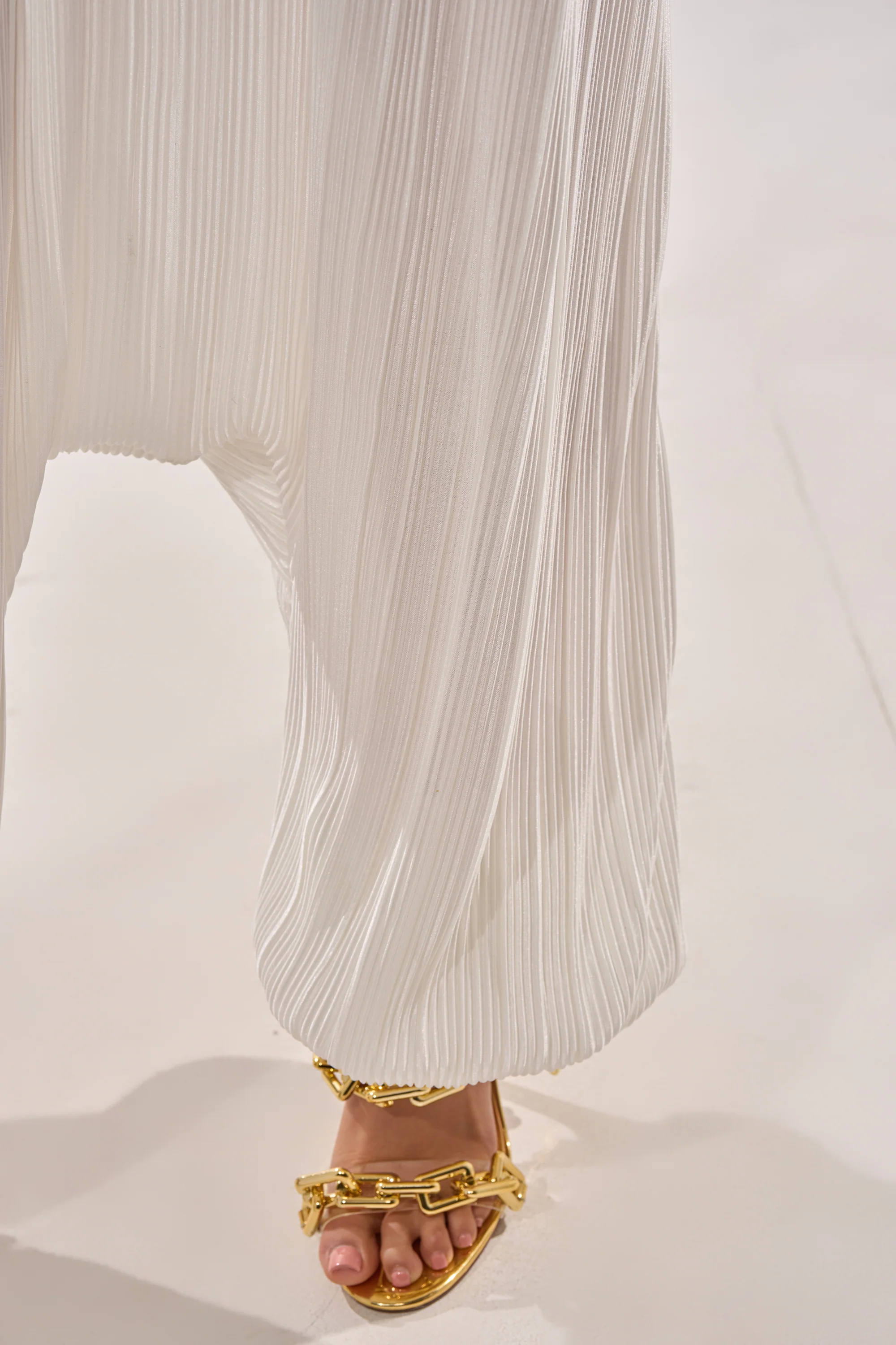 FROM THE CITY DROP CROTCH JUMPSUIT IN WHITE - Image 7