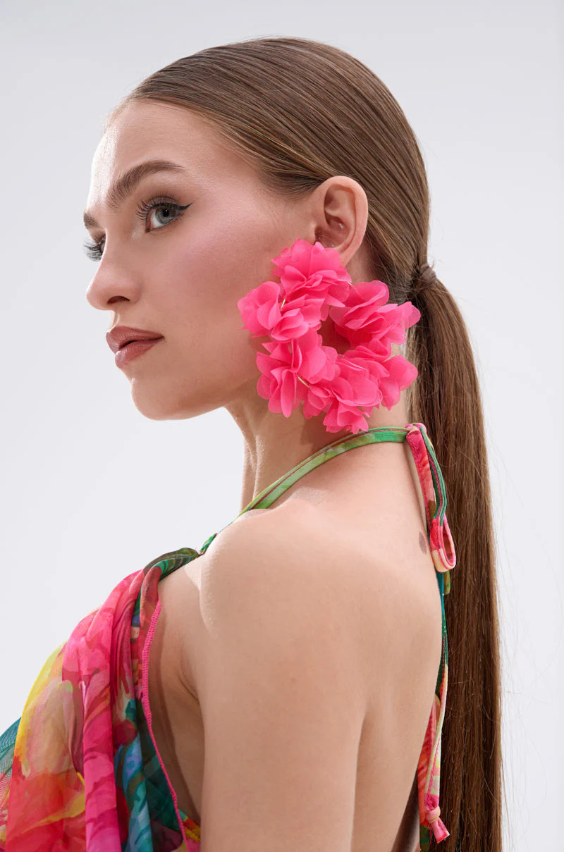 FULL BLOOM HOOP EARRING - Image 2