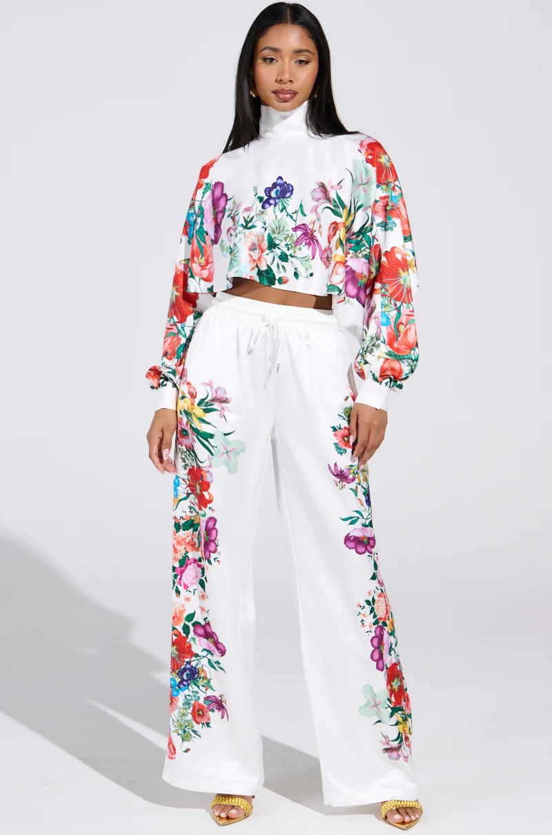 FULL BLOOM STRAIGHT LEG TROUSERS - Image 2