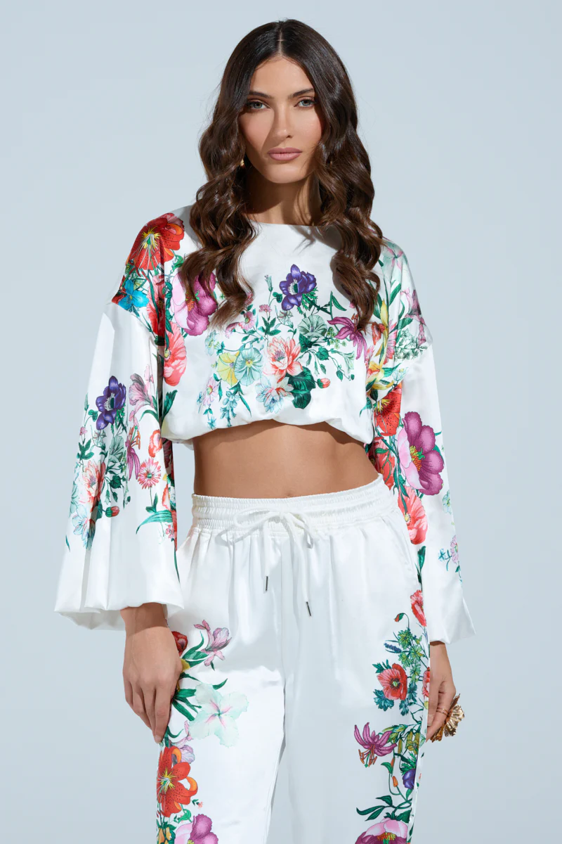 FULL BLOOM ZIP OFF SLEEVES BLOUSE - Image 3