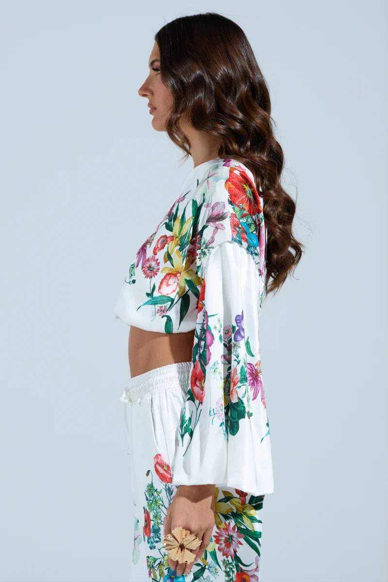 FULL BLOOM ZIP OFF SLEEVES BLOUSE - Image 5