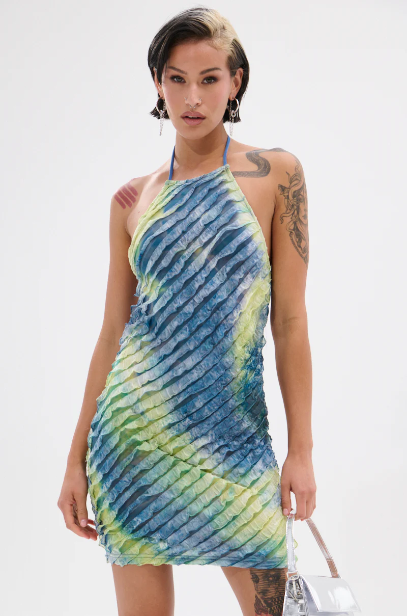 FUN N FLIRTY PRINTED MINI DRESS - Image 2