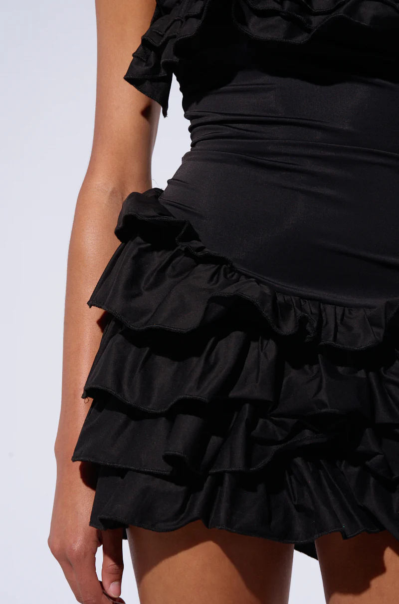 FUN N FLIRTY RUFFLED POPLIN MINI DRESS - Image 6
