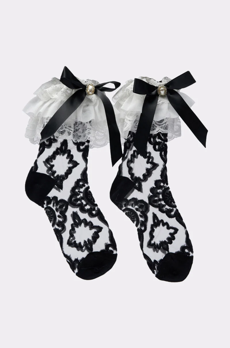 GALA BOW SOCKS - Image 2