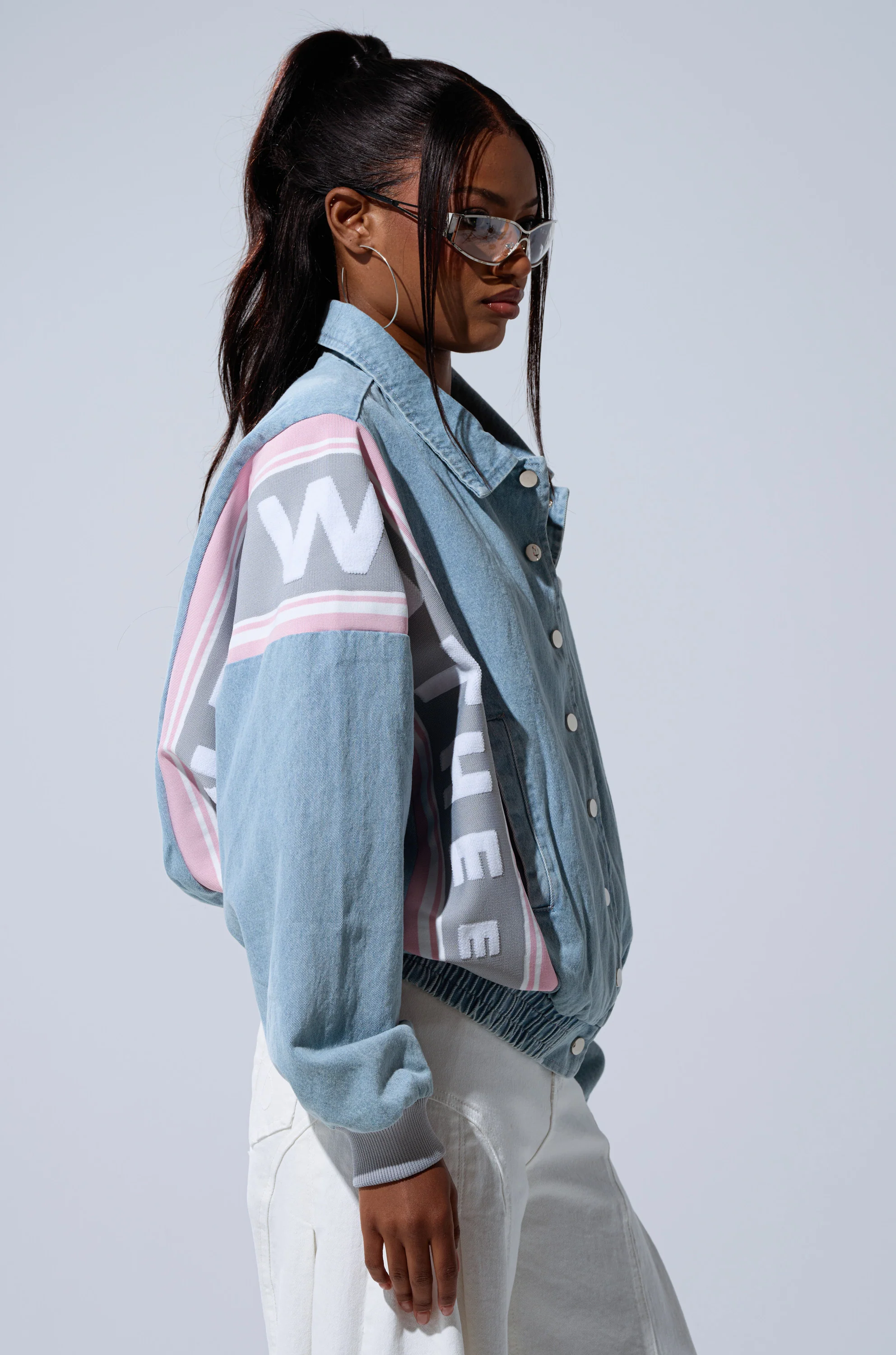 GAME TIME DENIM BOMBER - Image 7