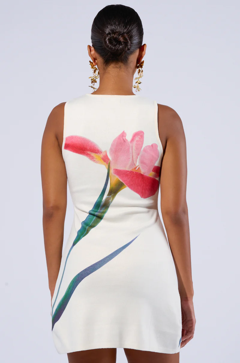 GARDEN BLOOMS MINI DRESS - Image 4