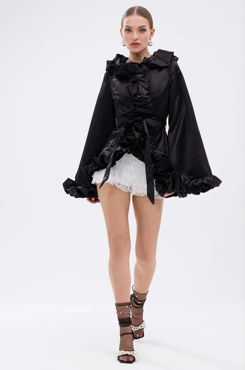 GARDEN PARTY WRAP BLAZER - Image 10