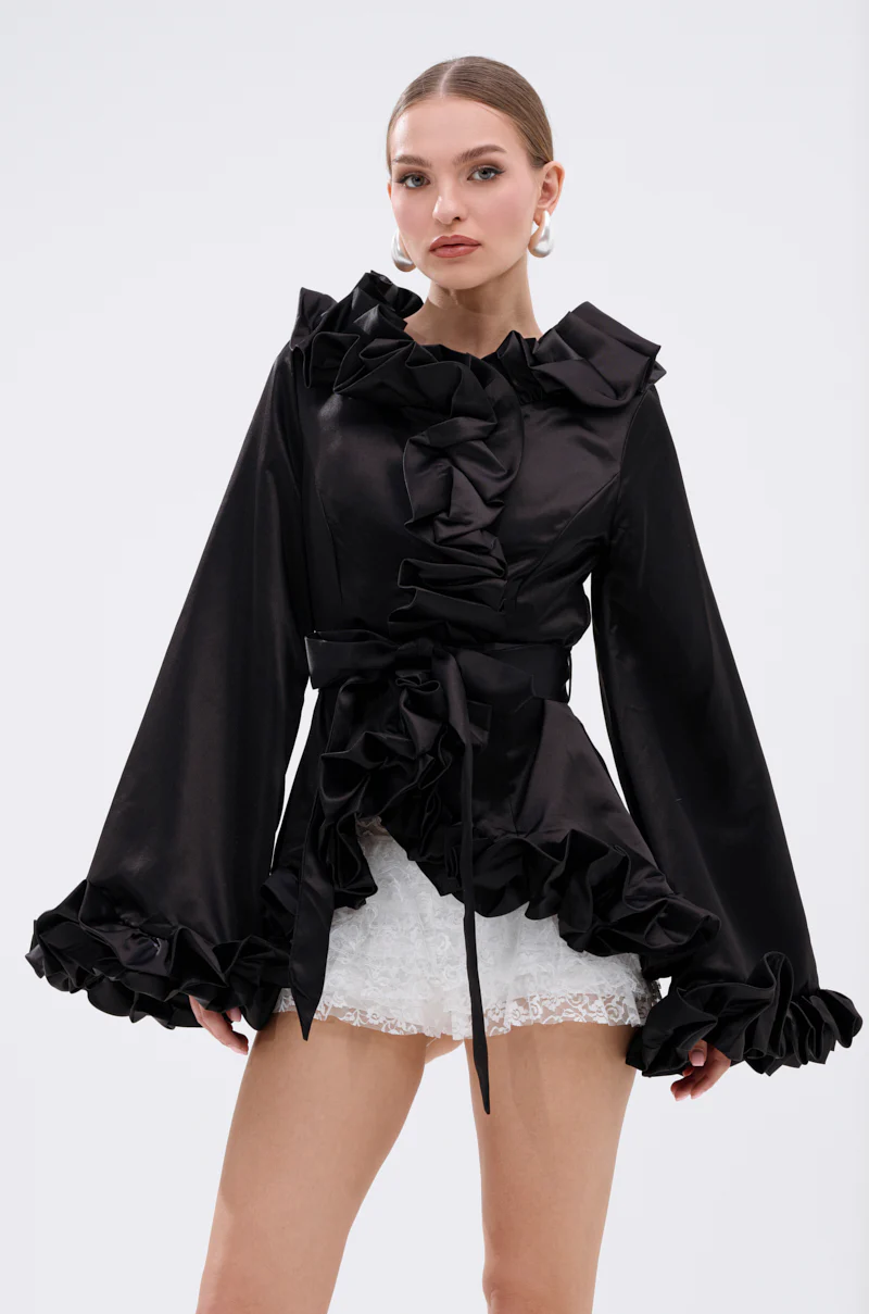 GARDEN PARTY WRAP BLAZER - Image 4