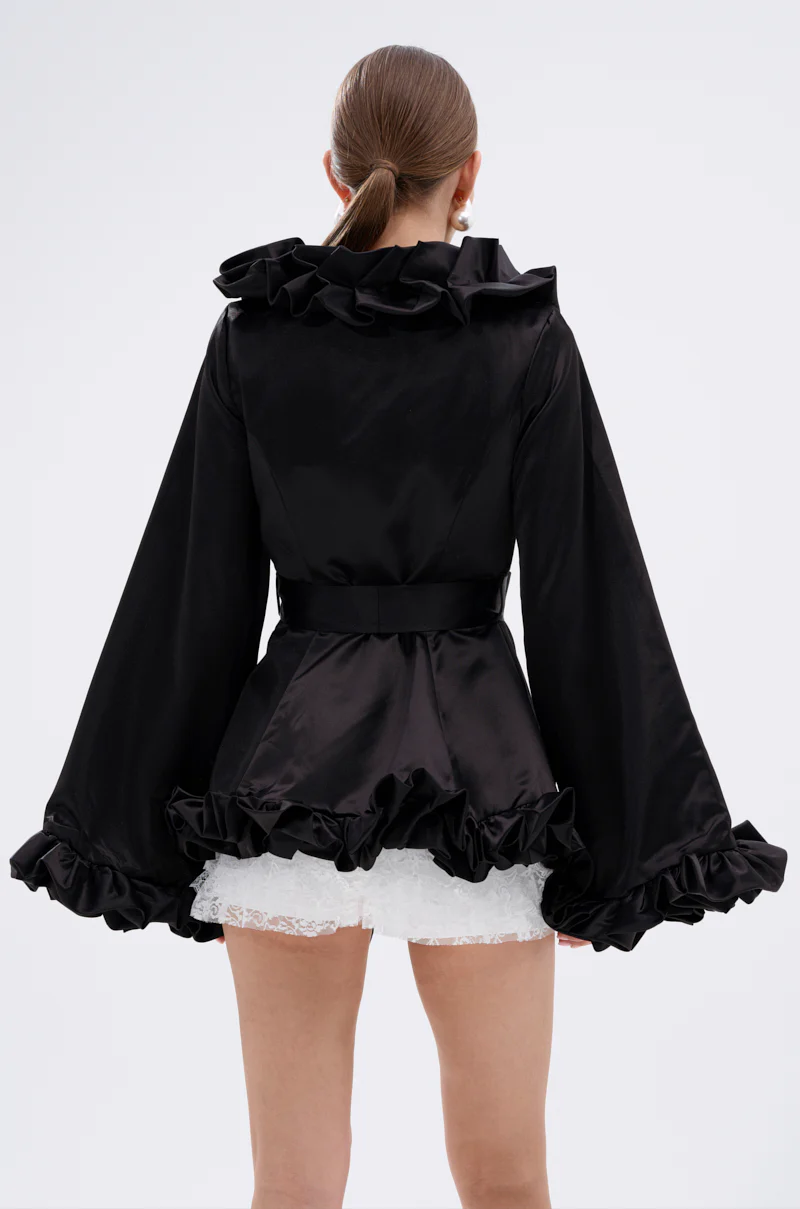 GARDEN PARTY WRAP BLAZER - Image 8