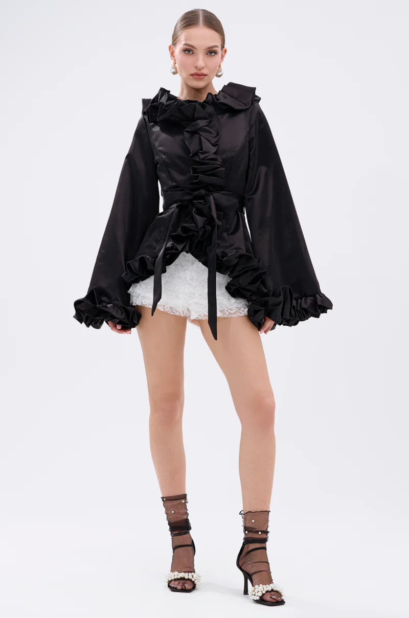 GARDEN PARTY WRAP BLAZER - Image 9